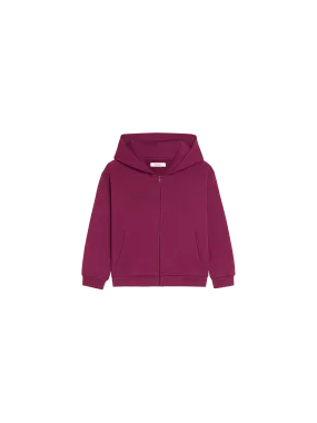 Kids' 365 Zipped Hoodie—plum purple