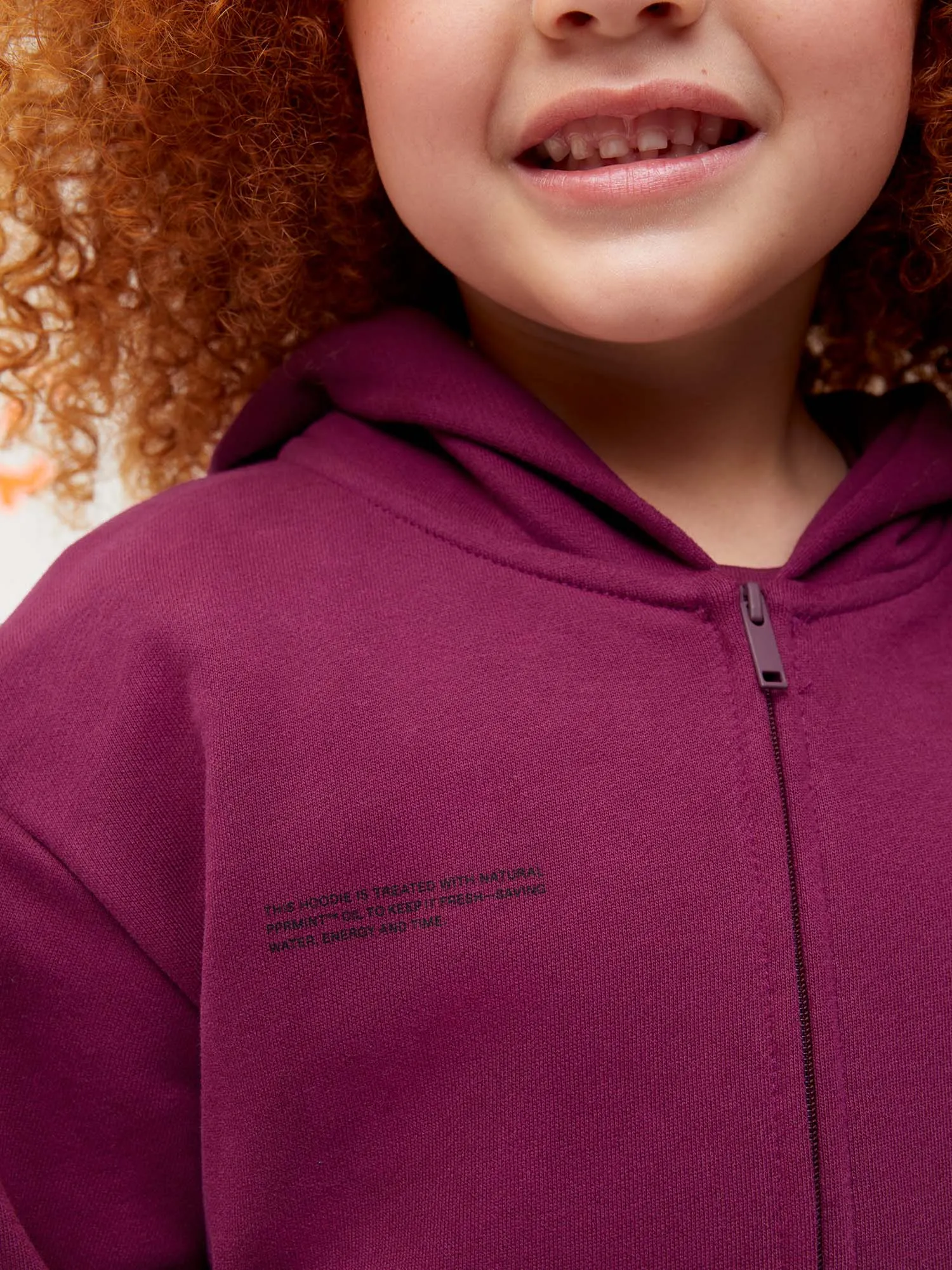 Kids' 365 Zipped Hoodie—plum purple