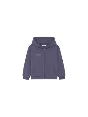 Kids' 365 Zipped Hoodie—slate blue