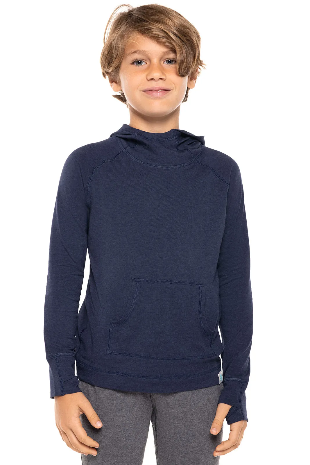 Kid's LumaLeo Hoodie  |  Navy