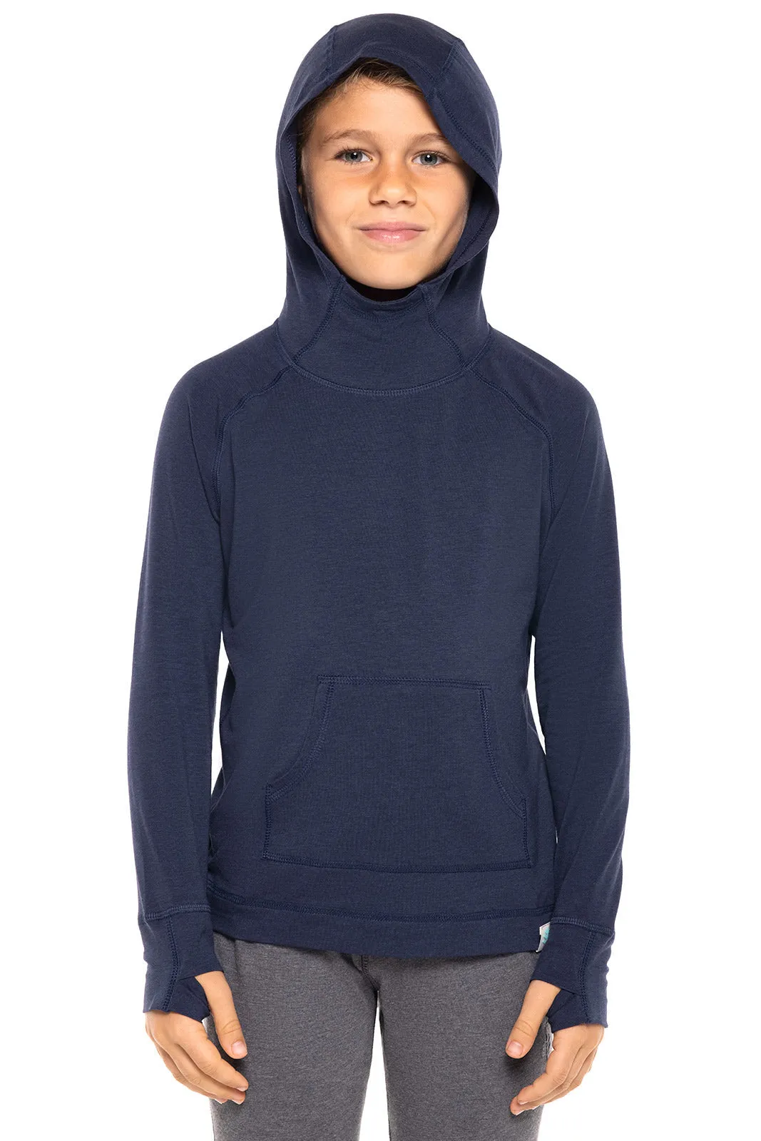 Kid's LumaLeo Hoodie  |  Navy