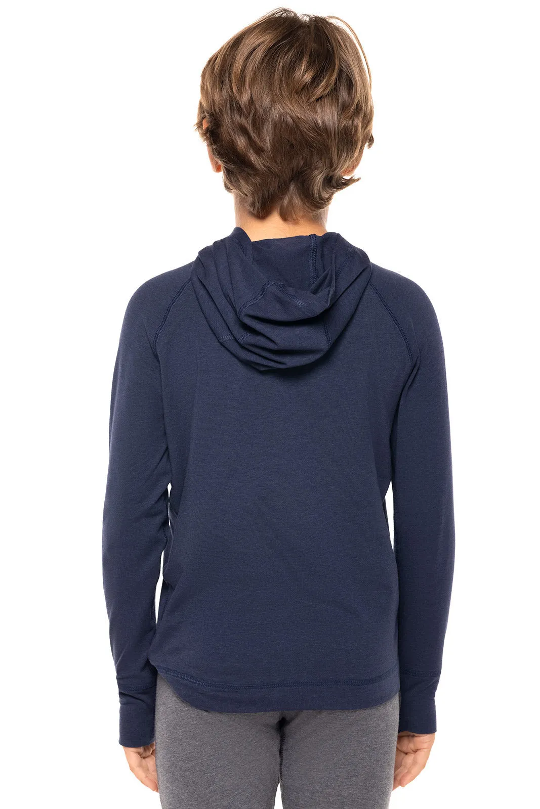 Kid's LumaLeo Hoodie  |  Navy