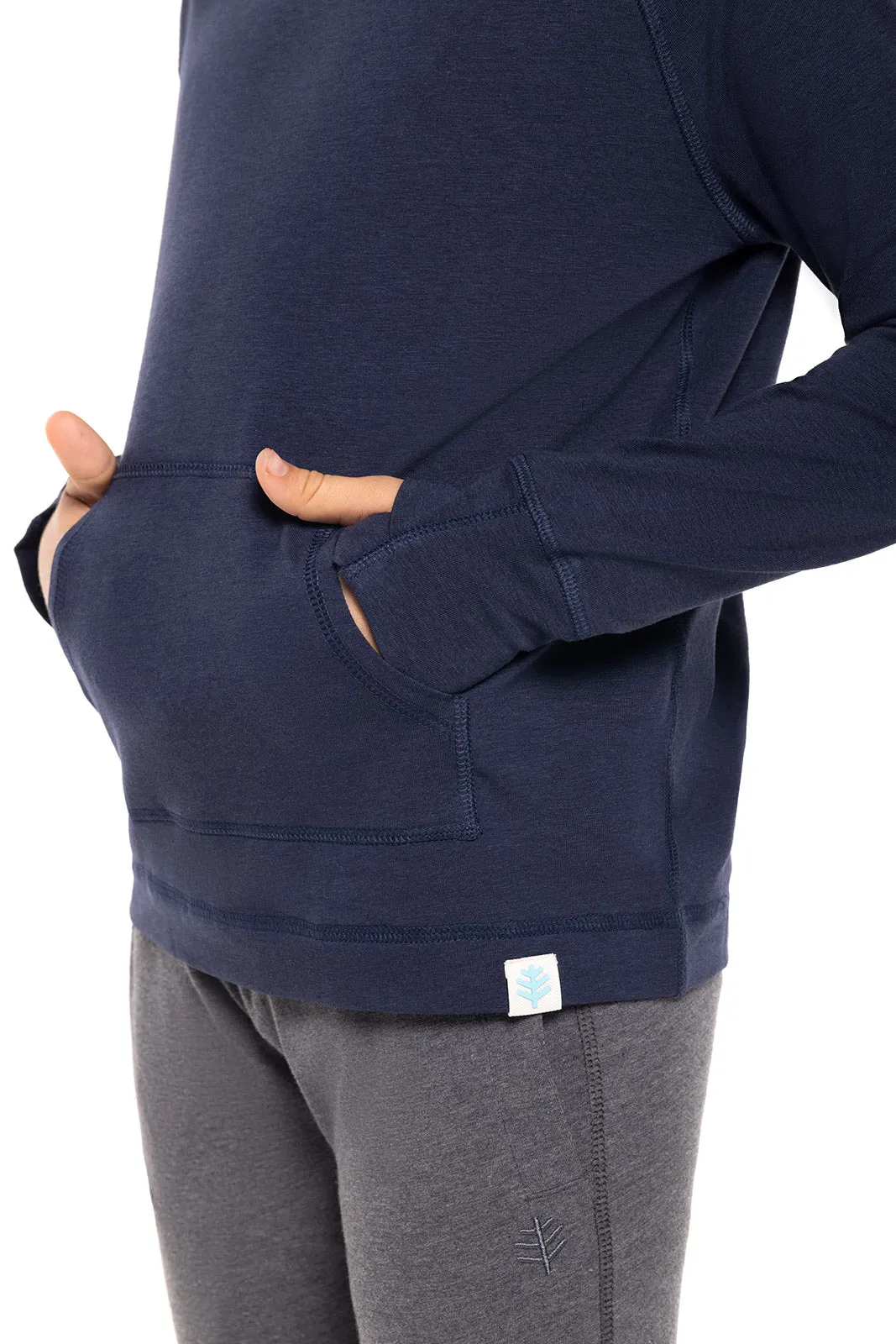 Kid's LumaLeo Hoodie  |  Navy