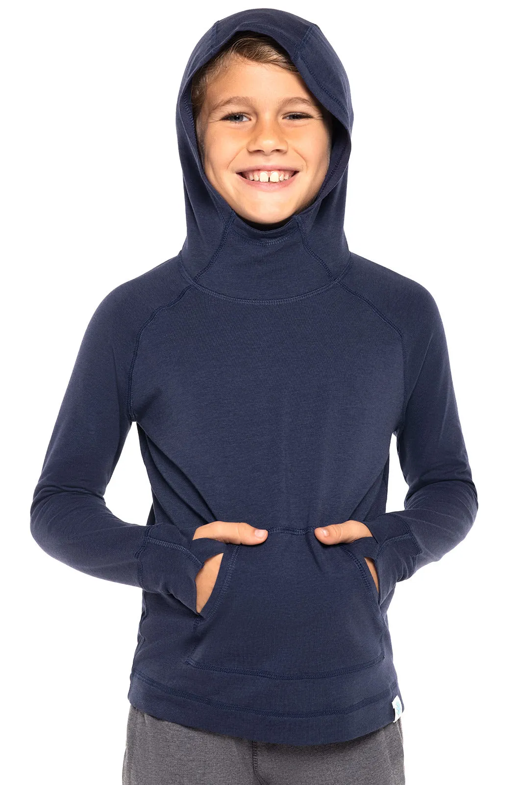 Kid's LumaLeo Hoodie  |  Navy