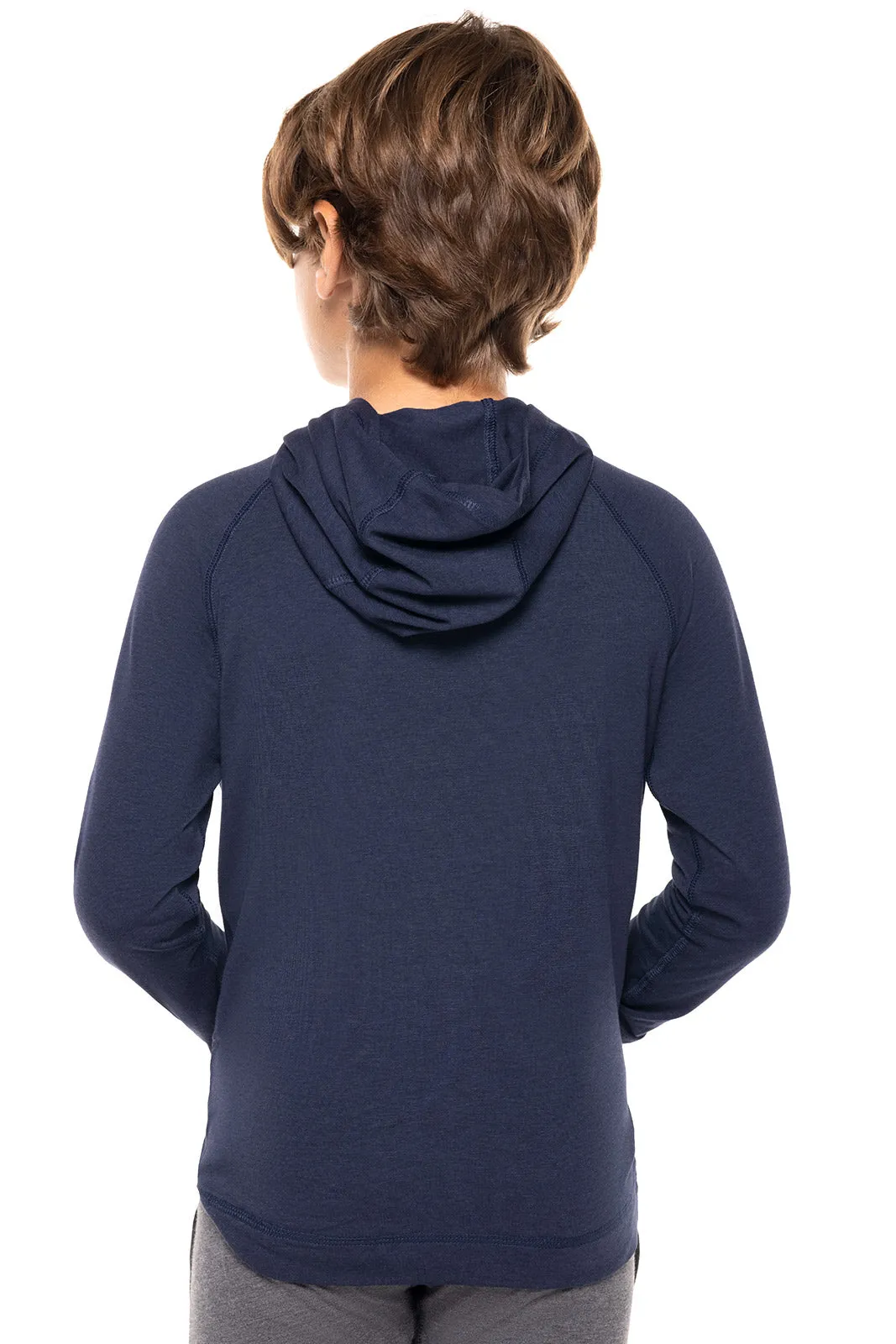 Kid's LumaLeo Hoodie  |  Navy