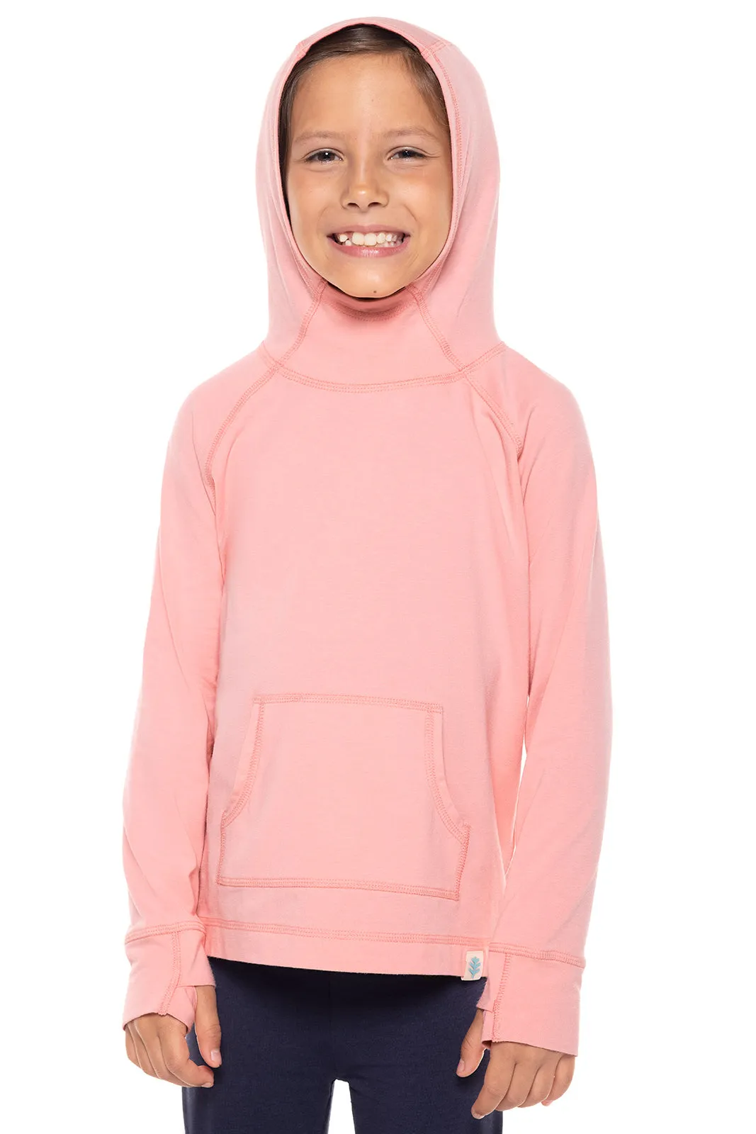 Kid's LumaLeo Hoodie  |  Peachy Pink