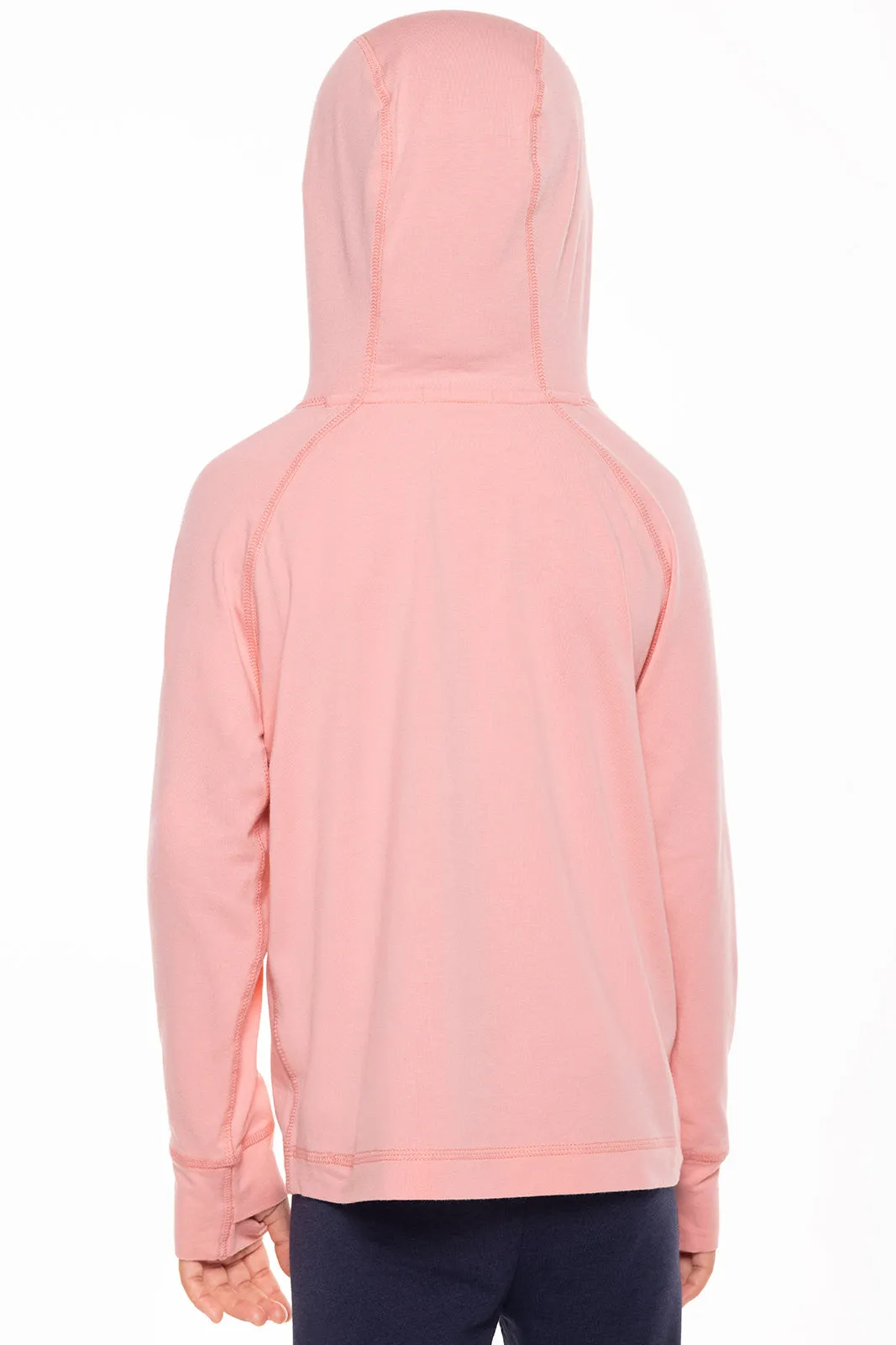 Kid's LumaLeo Hoodie  |  Peachy Pink