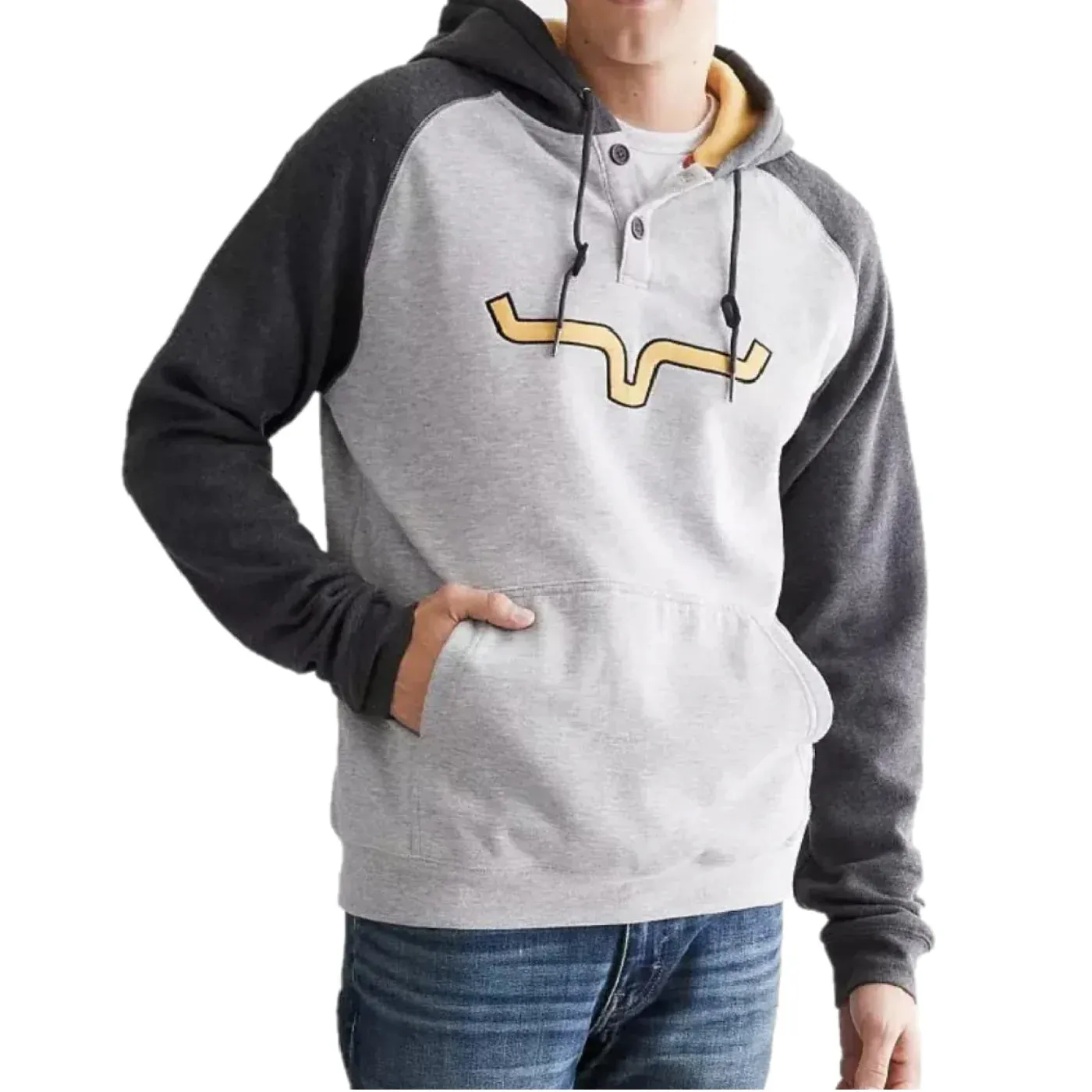 Kimes Ranch® Men's Blaze 2 Heather Grey Fleece Hoodie