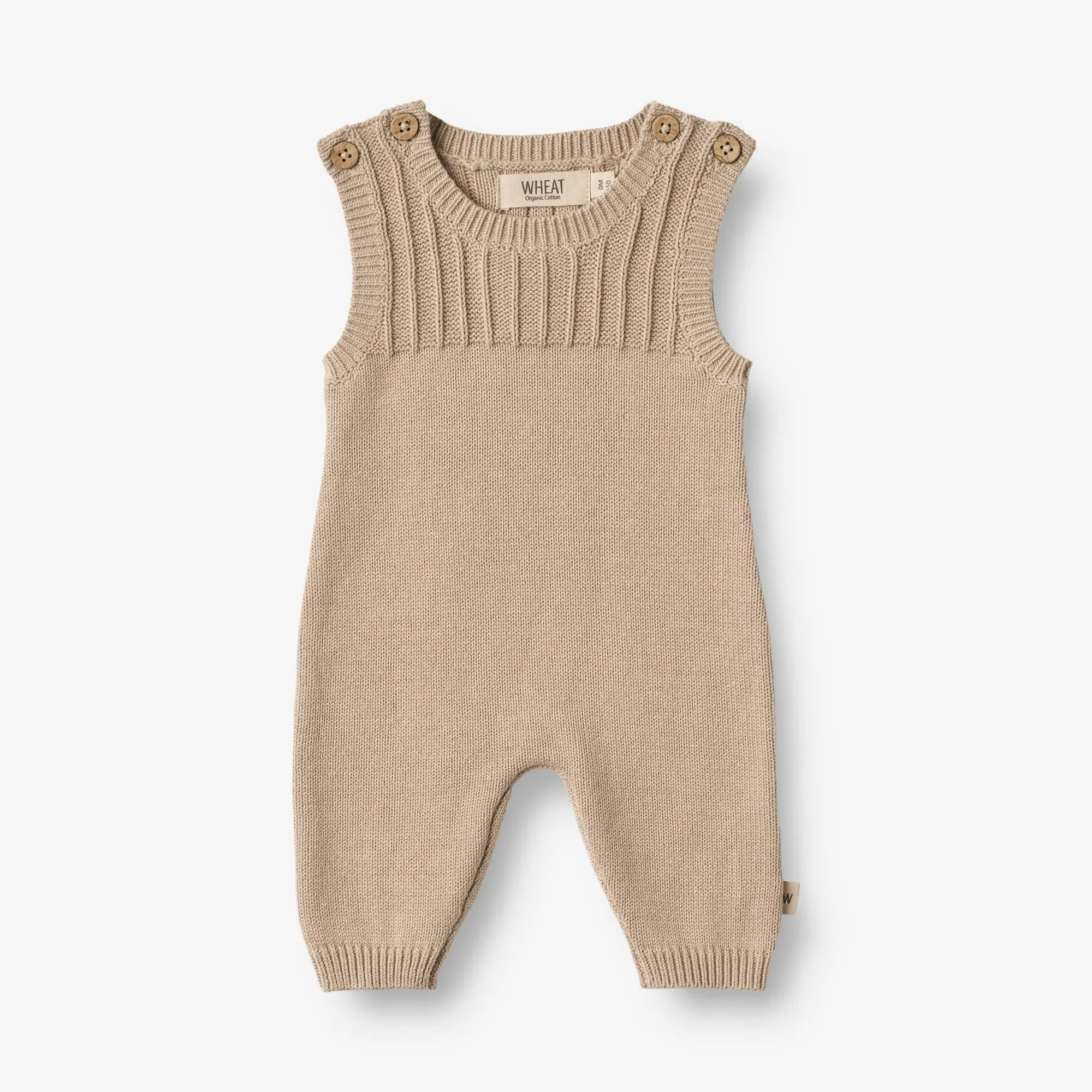 Knit Romper Vigge | Baby - soft beige