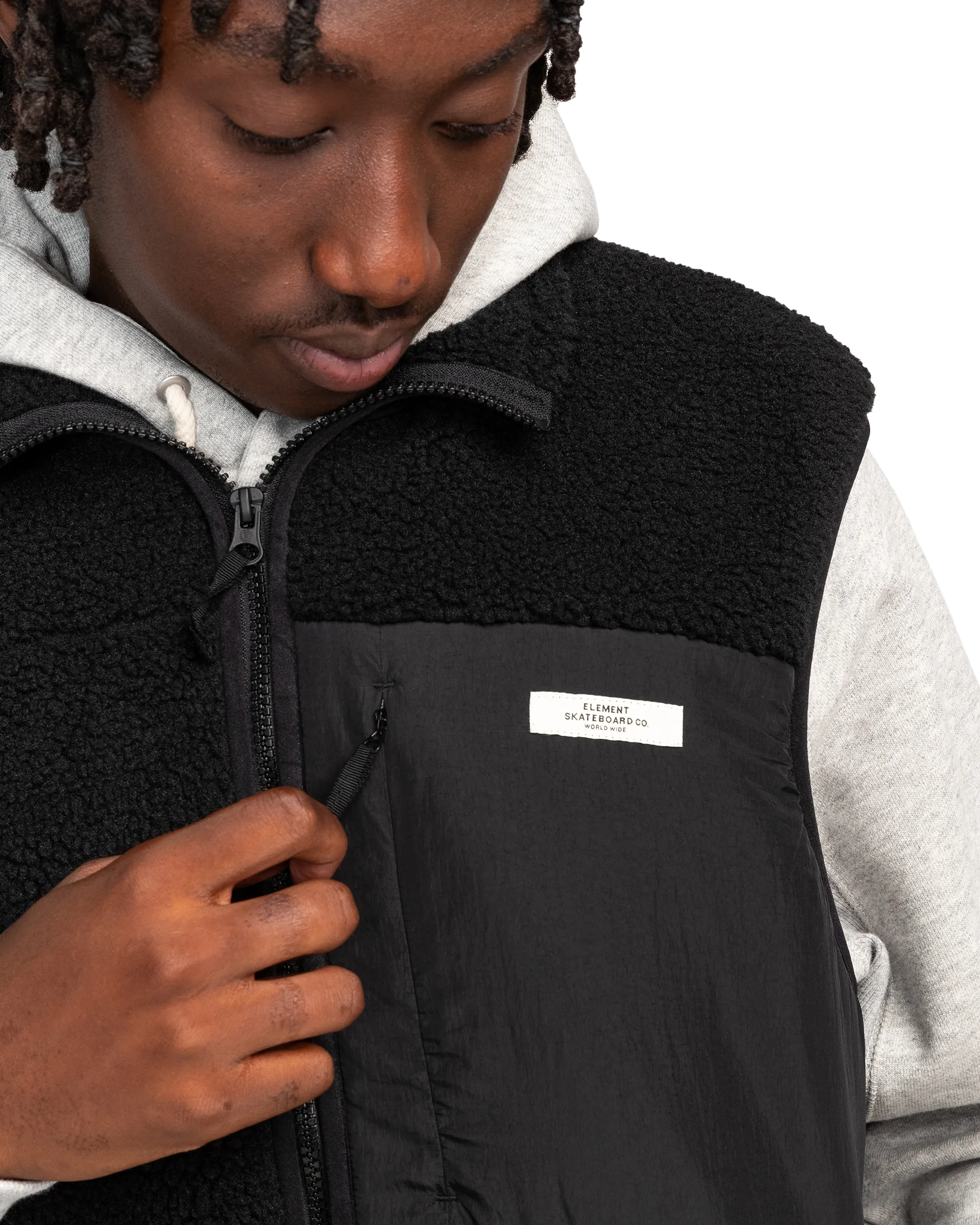 Lake Gilet in Flint Black