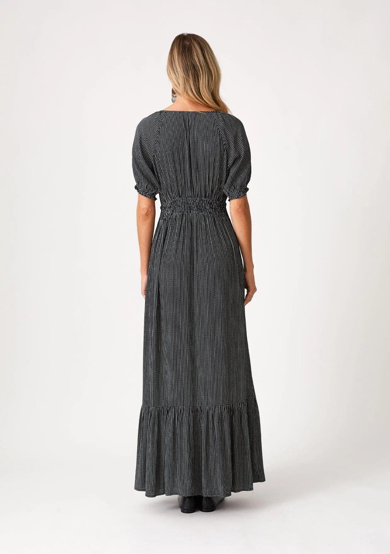 Lauren Puff Sleeve Maxi Dress