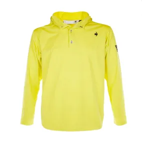 LE COQ SPORTIF GOLF Men's Long Sleeve Shirt with Hoodie (Lime)