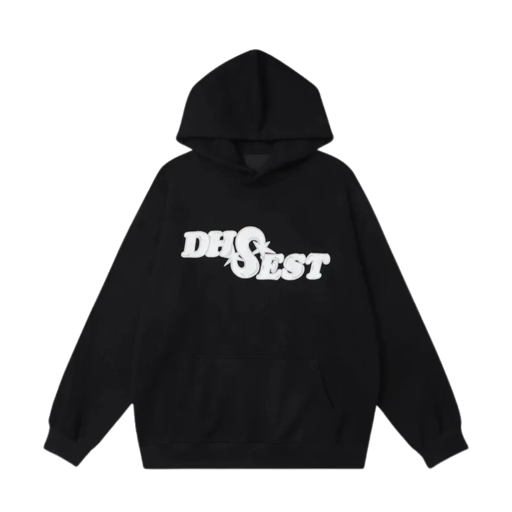 “Letter Plastisol Printing” Hoodie