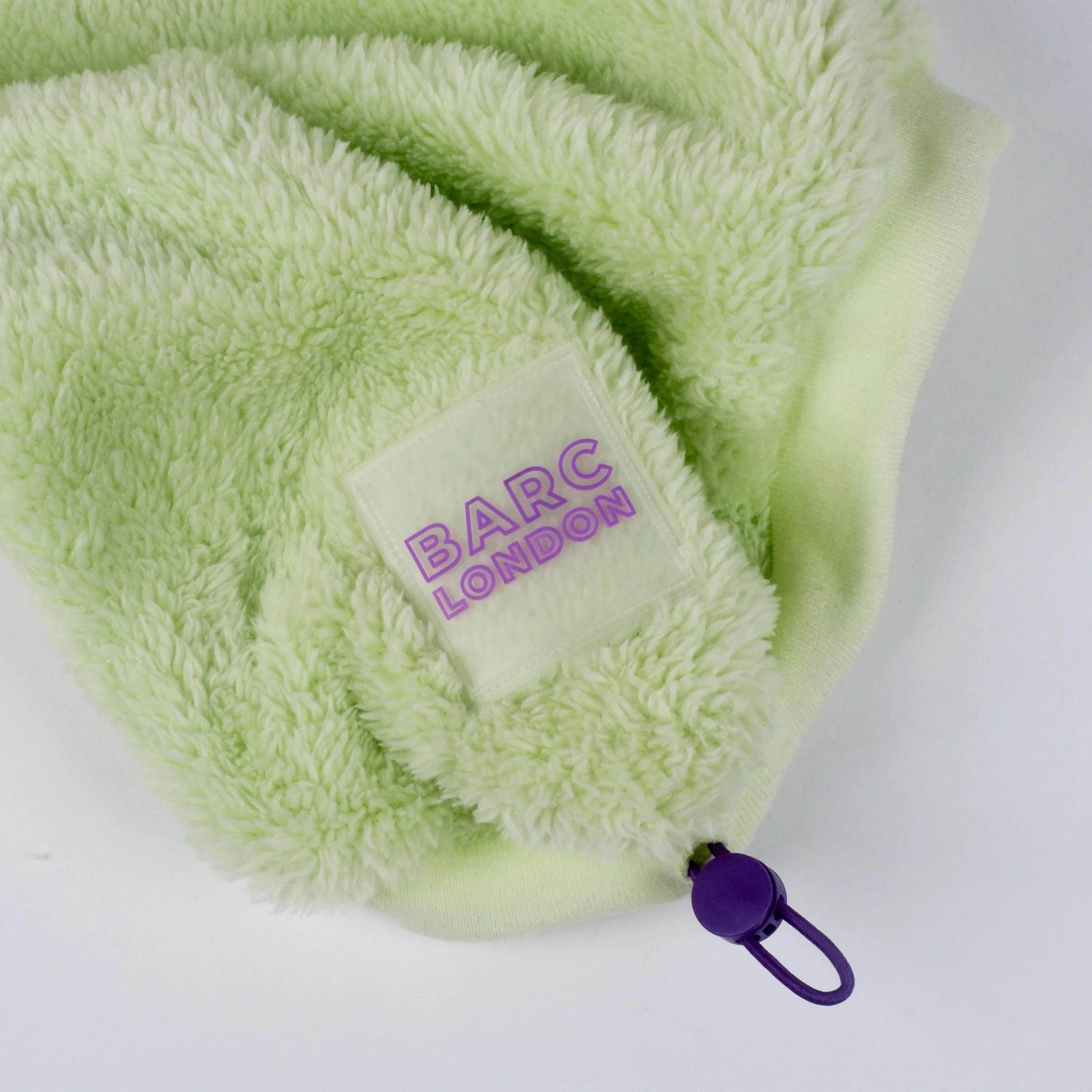 Lime Sherpa Fleece Dog Vest