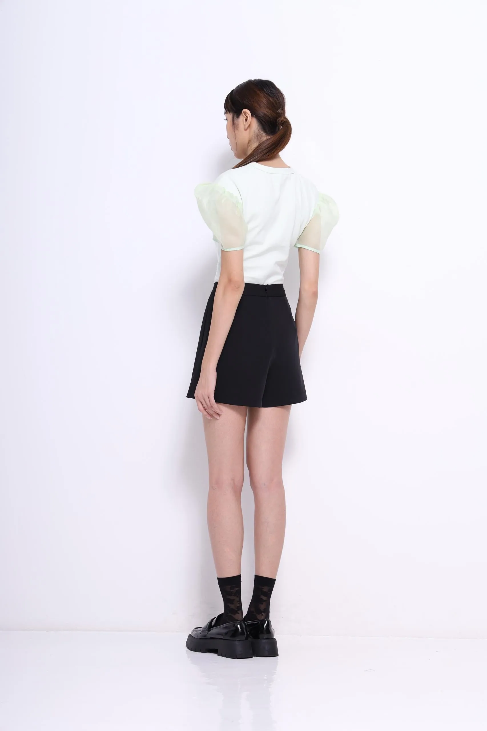 Lola Organza Puff Sleeve Blouse