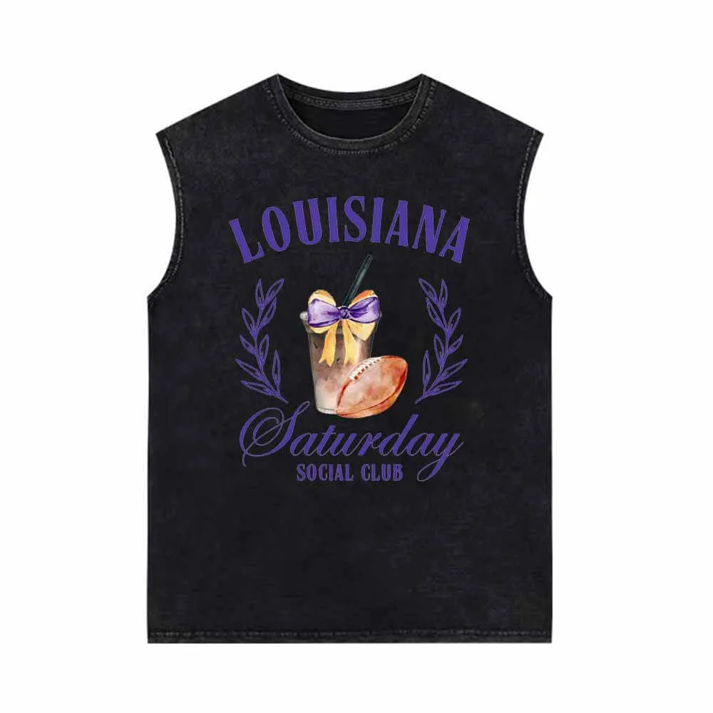 Louisiana Saturday Social Club Vest Top