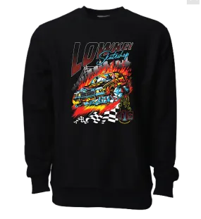 Low Key "Fast Car" - Black Crewneck Sweatshirt