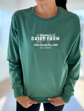 Mama's Dairy Farm Finest Quality Long Sleeve Comfort Tee