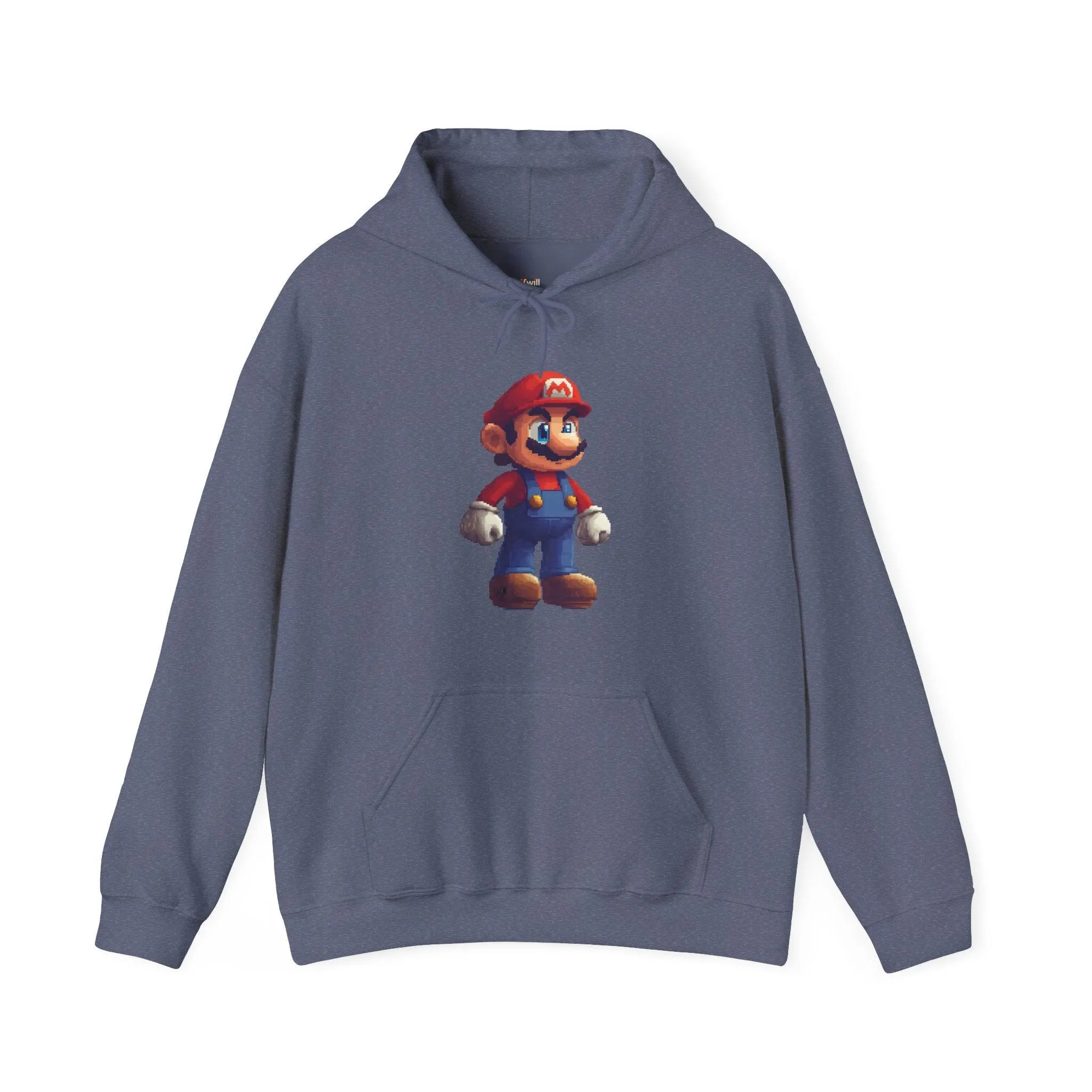 Mario Pixel Plumber Hero Hoodies