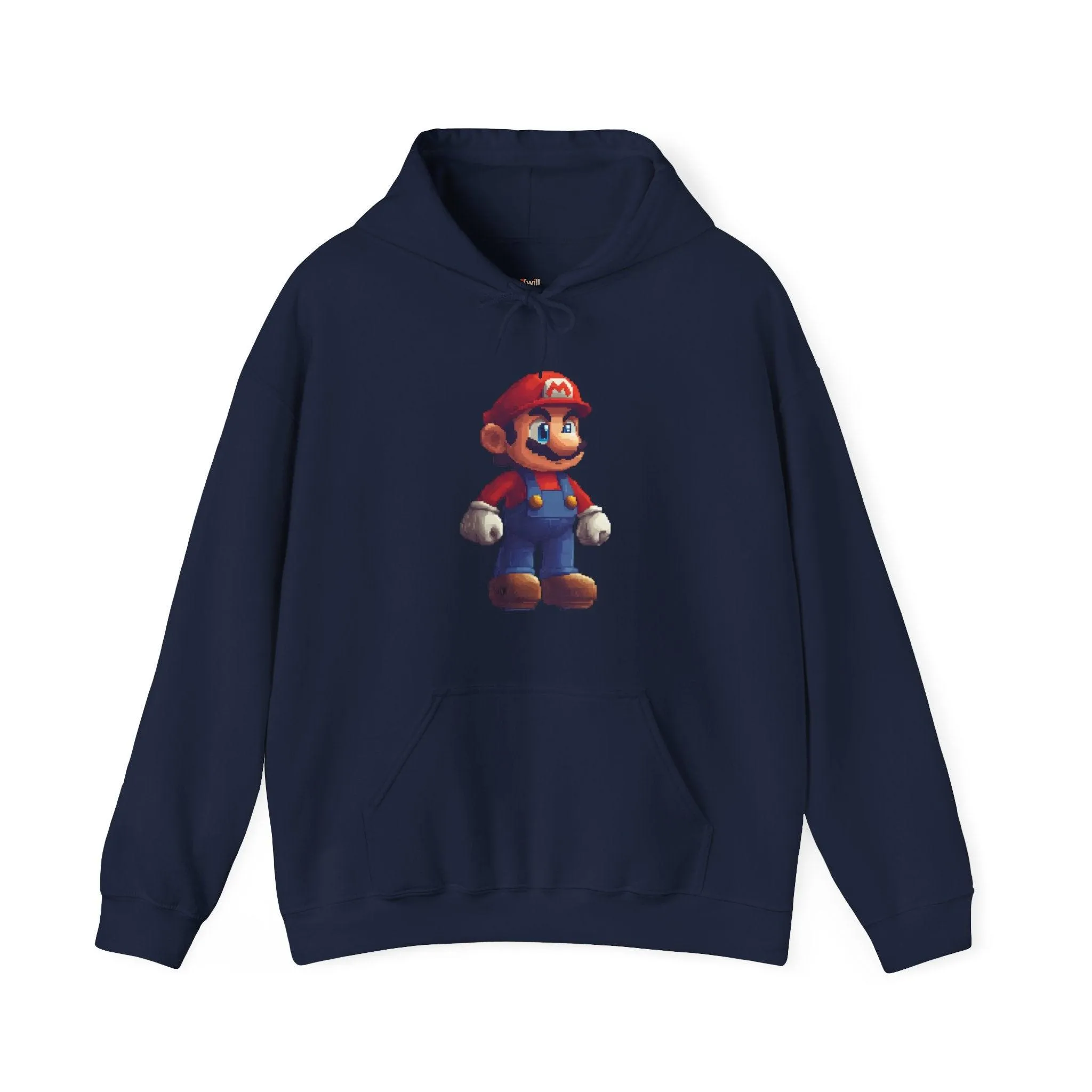 Mario Pixel Plumber Hero Hoodies