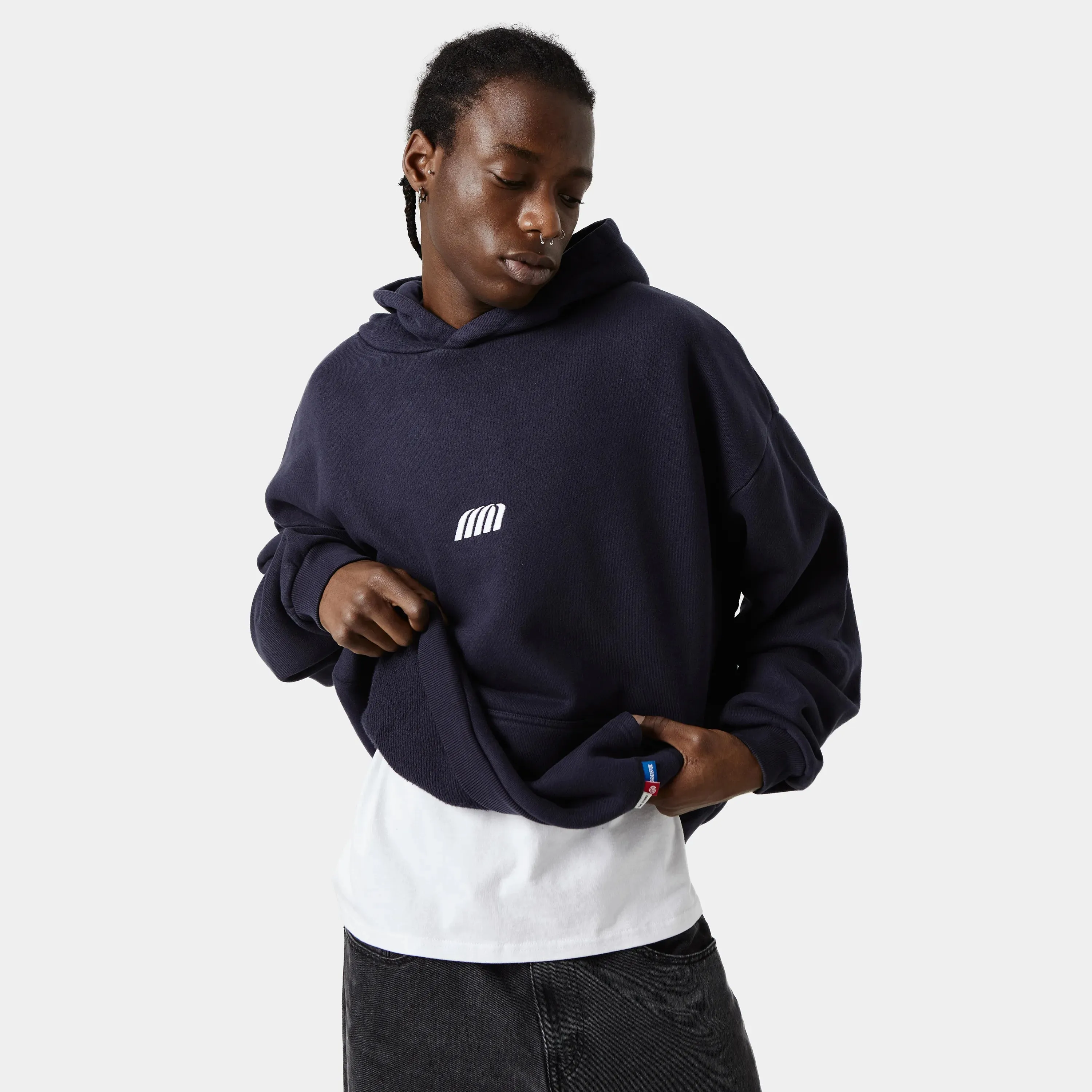 Master Flag Navy Heavyweight Hoodie