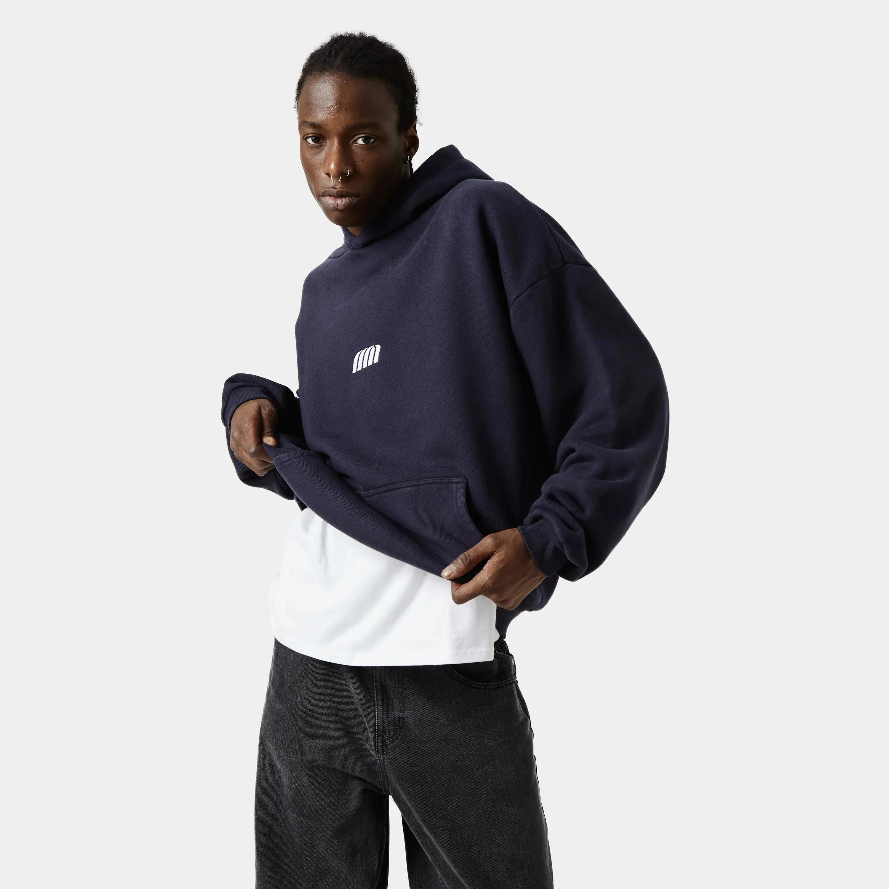 Master Flag Navy Heavyweight Hoodie