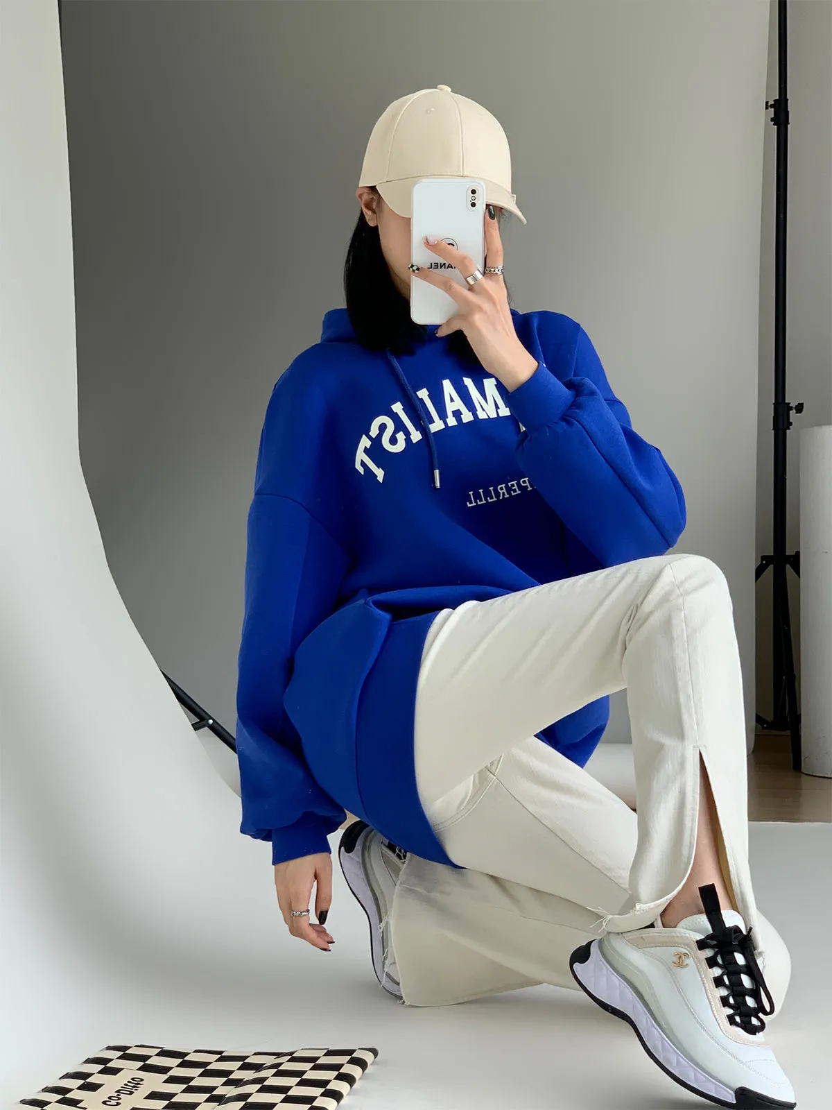 Minimalist Hoodie - Blue