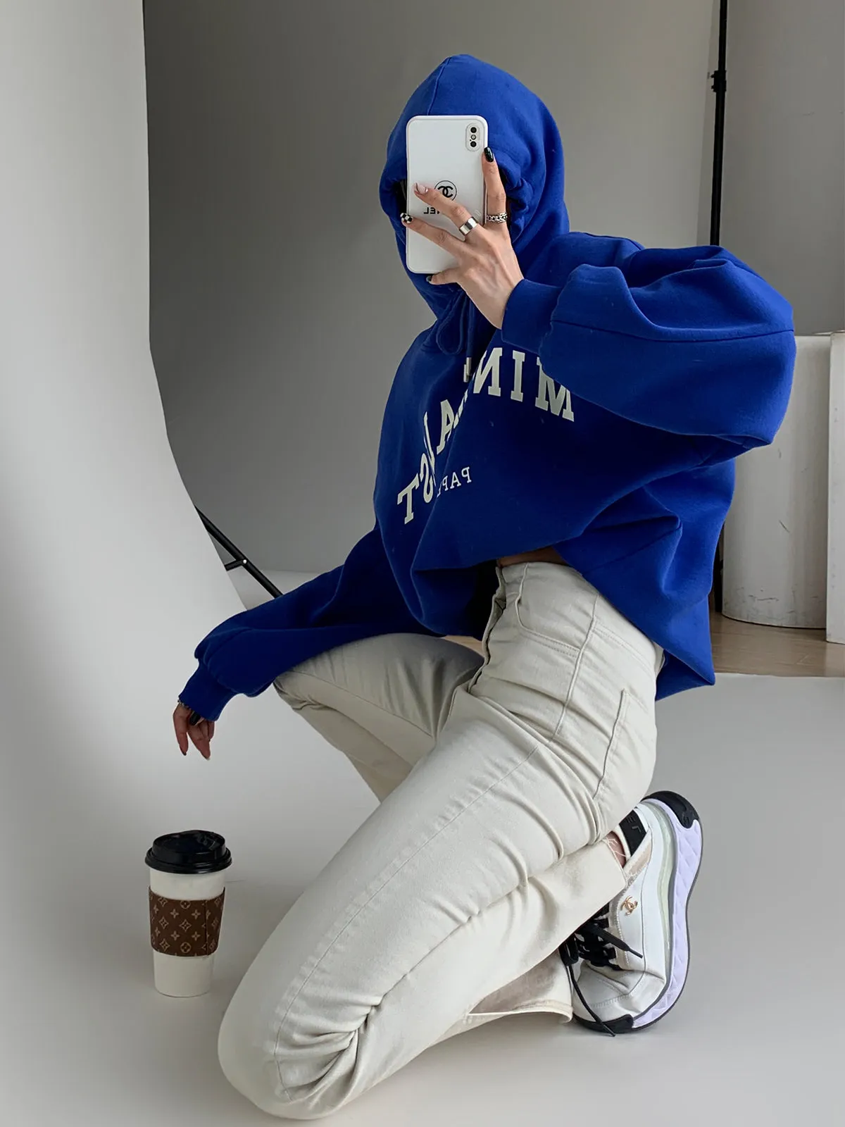 Minimalist Hoodie - Blue