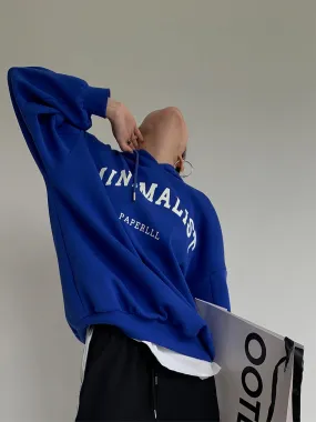 Minimalist Hoodie - Blue