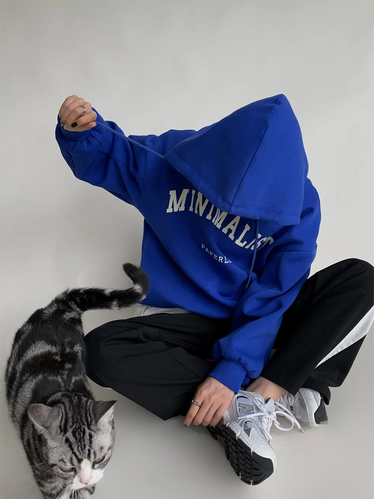 Minimalist Hoodie - Blue