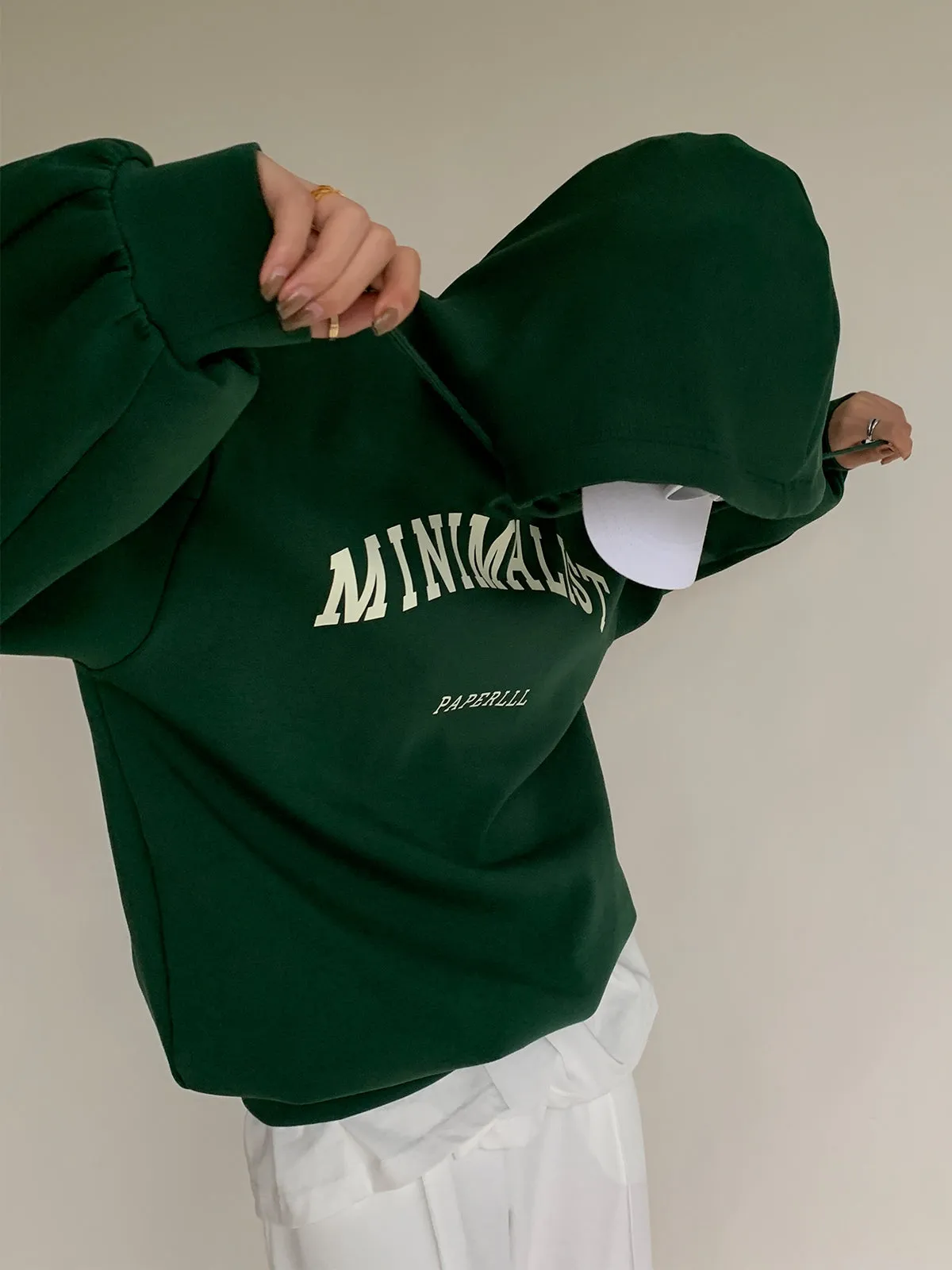 Minimalist Hoodie - Green