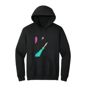 minimalist space hoodie