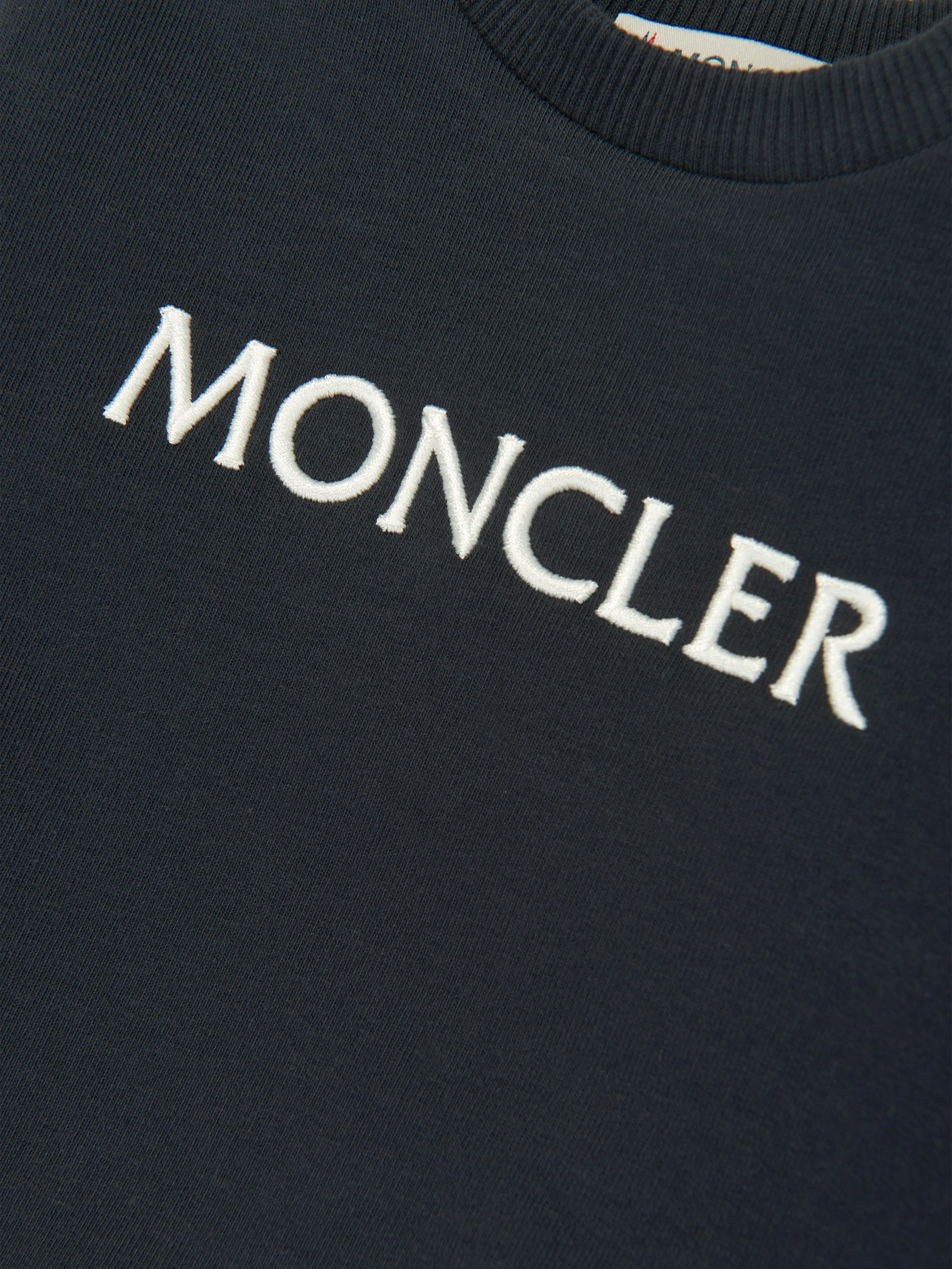 Moncler Enfant Baby Girls Logo Sweatshirt in Navy