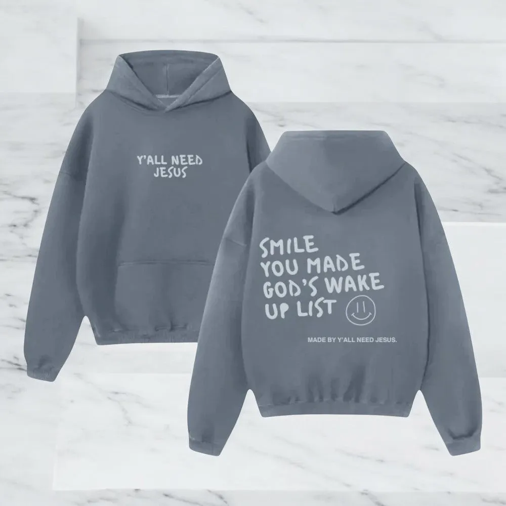 Motivational Graphic Printed Hoodie