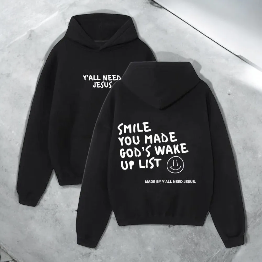 Motivational Graphic Printed Hoodie