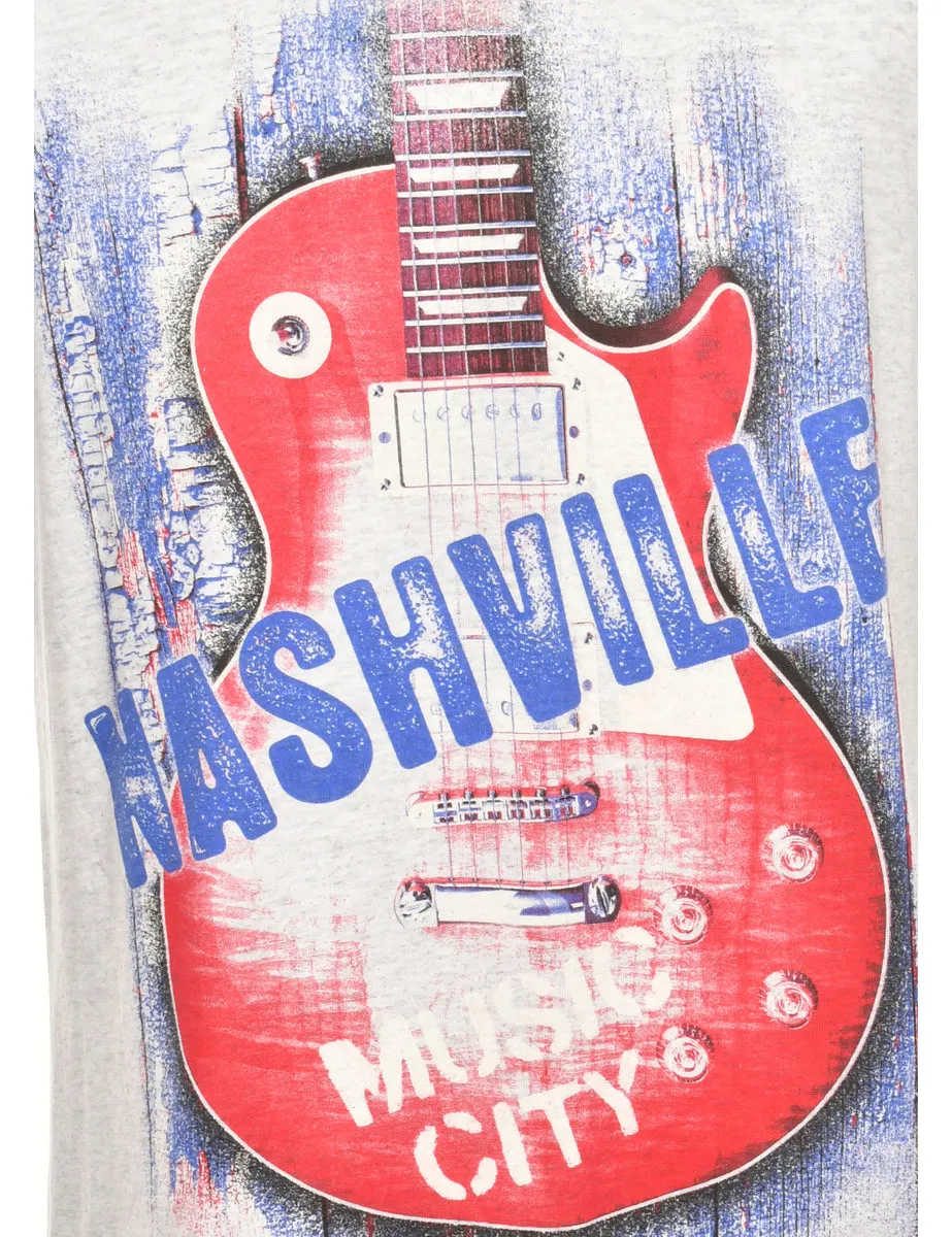 Nashville Printed T-shirt - L