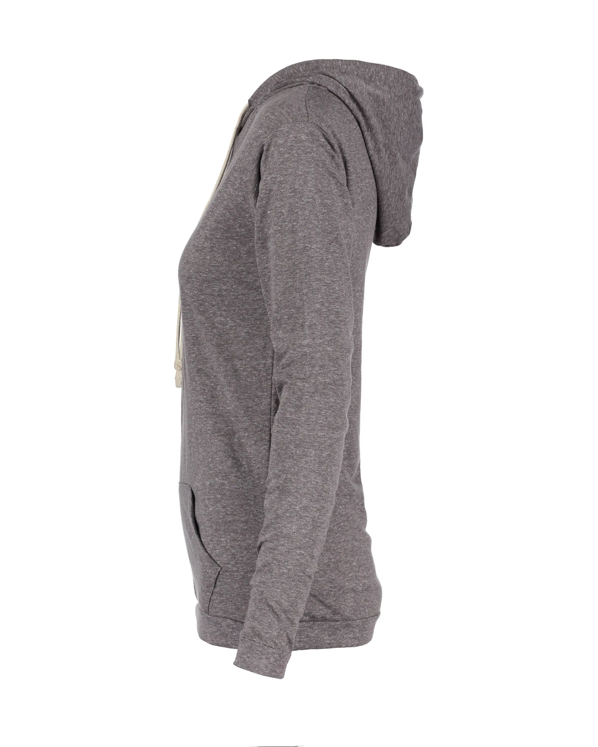 Oasis Mélange Long Sleeve Hooded Shirt - Ladies