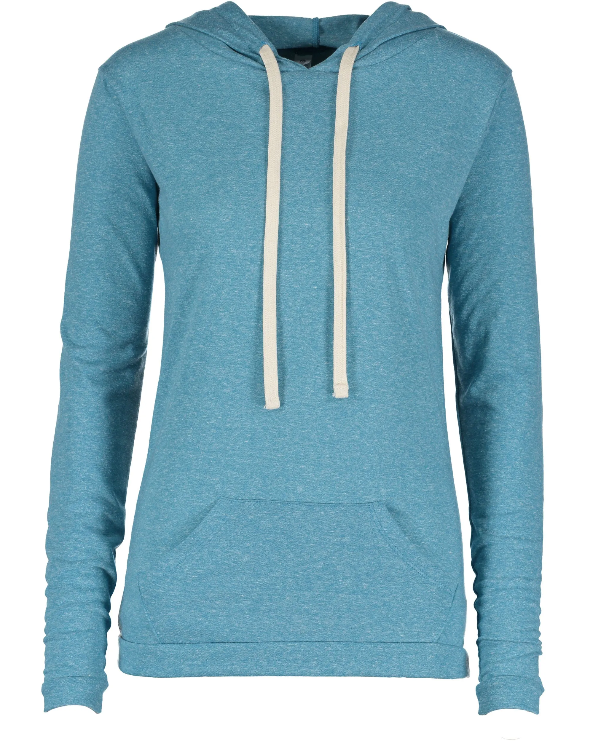 Oasis Mélange Long Sleeve Hooded Shirt - Ladies