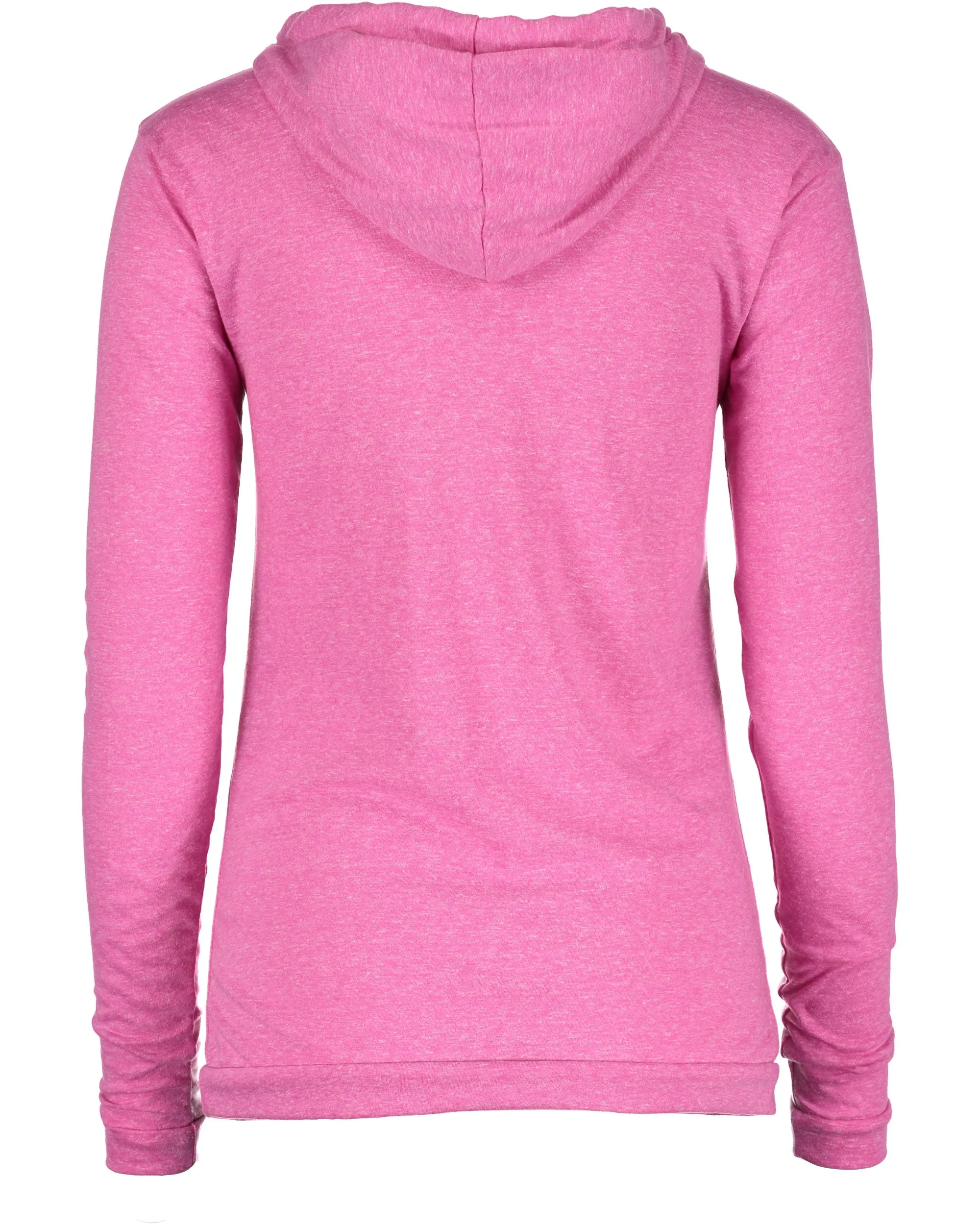 Oasis Mélange Long Sleeve Hooded Shirt - Ladies