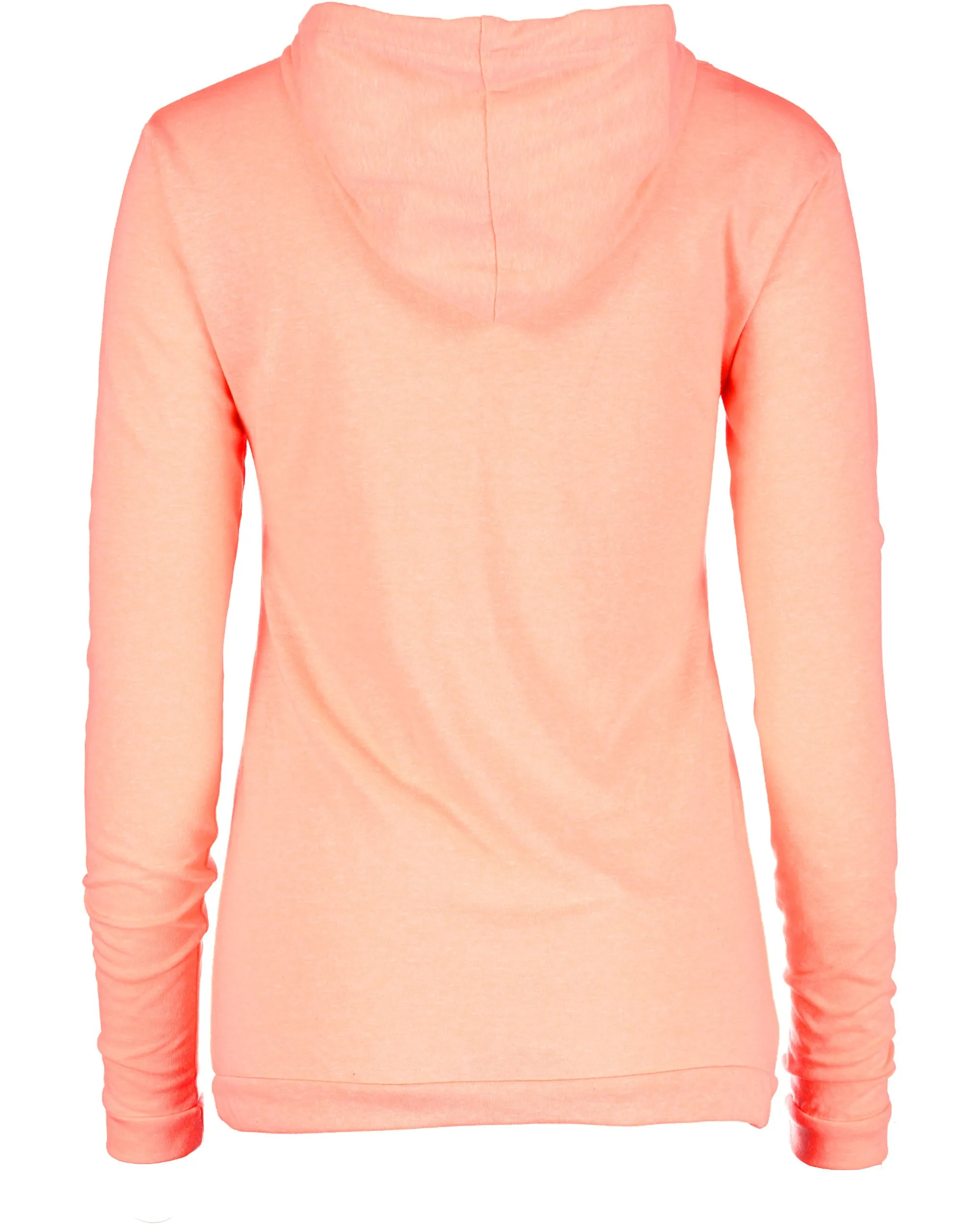 Oasis Mélange Long Sleeve Hooded Shirt - Ladies