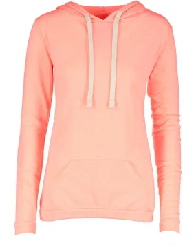 Oasis Mélange Long Sleeve Hooded Shirt - Ladies