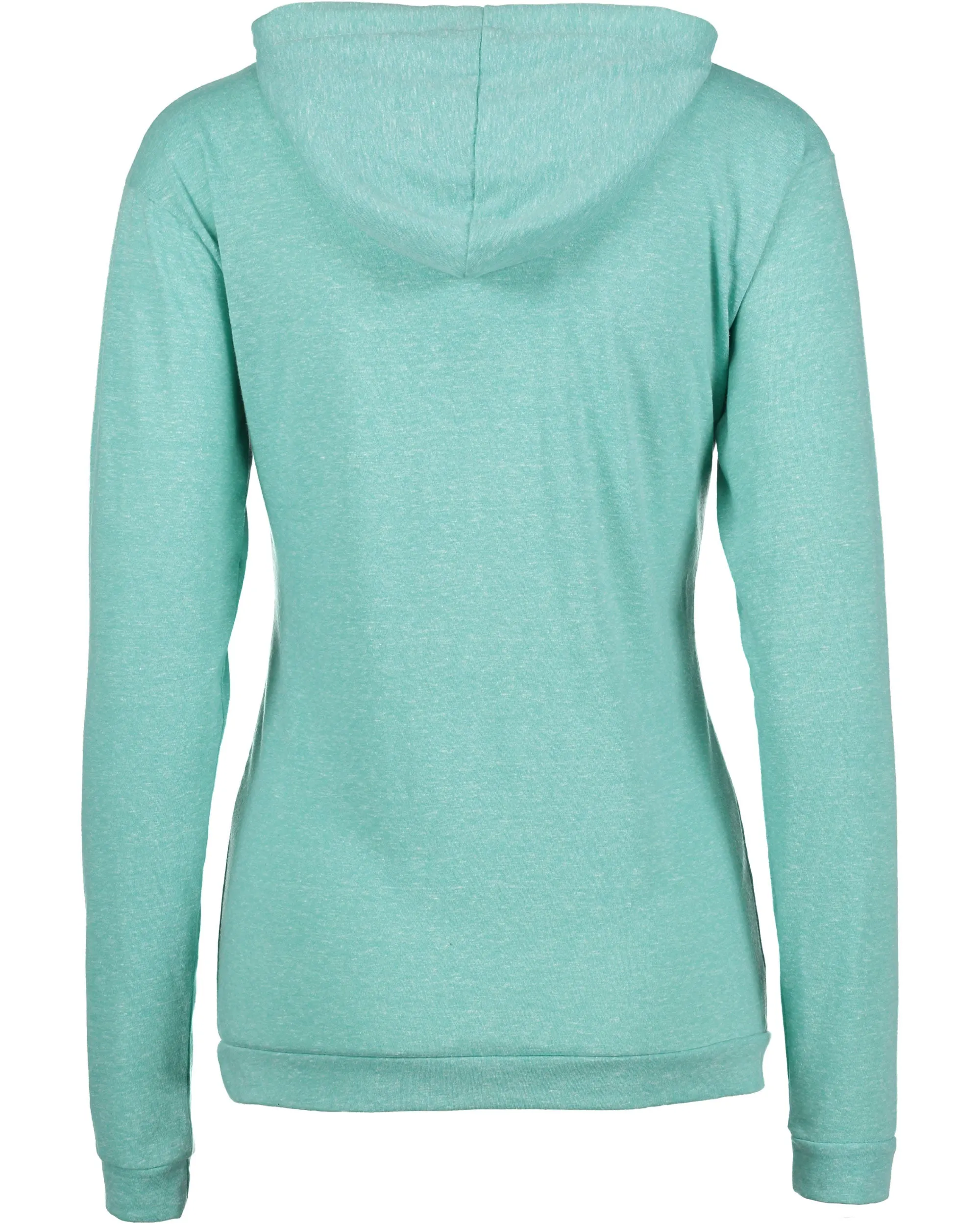 Oasis Mélange Long Sleeve Hooded Shirt - Ladies