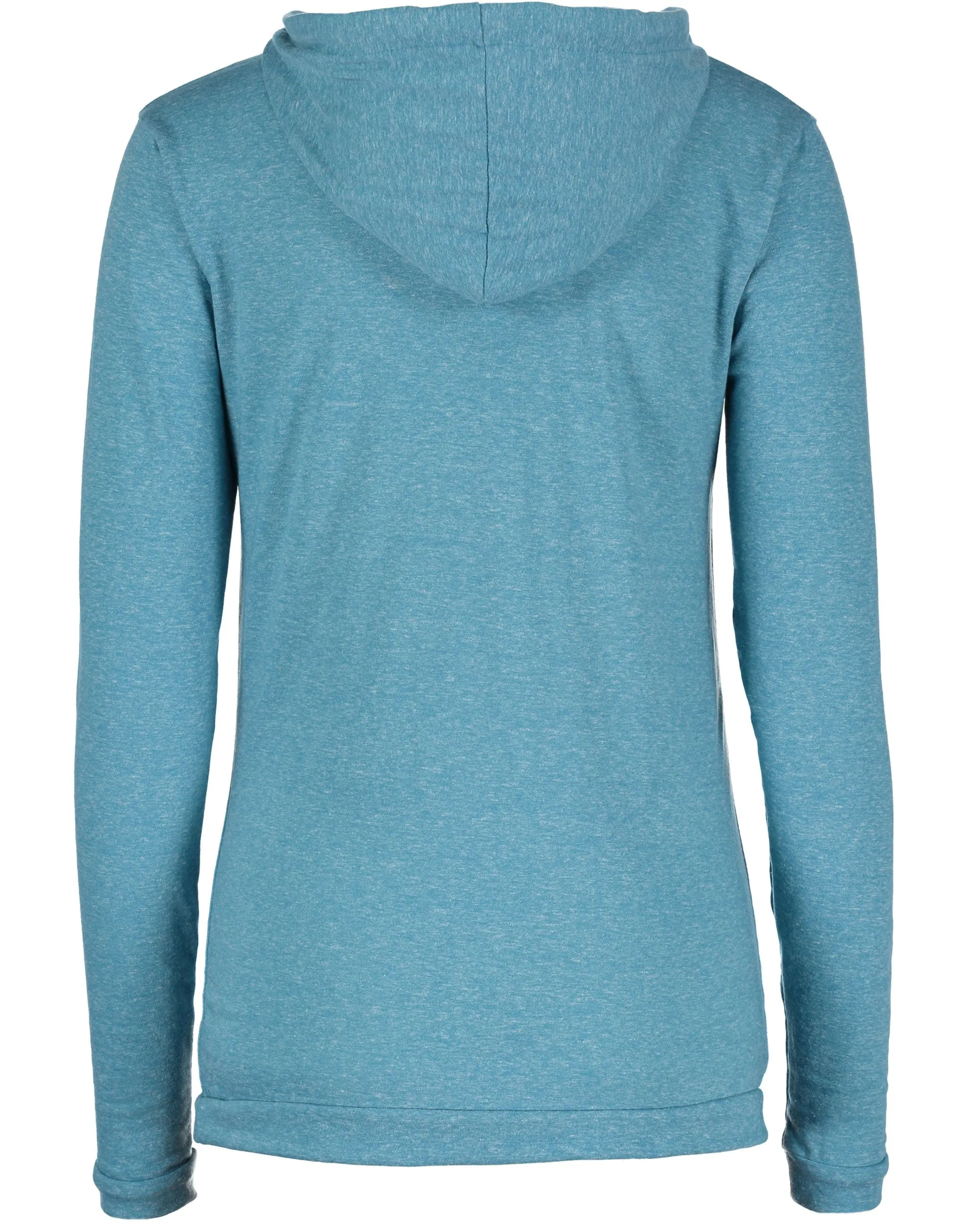 Oasis Mélange Long Sleeve Hooded Shirt - Ladies