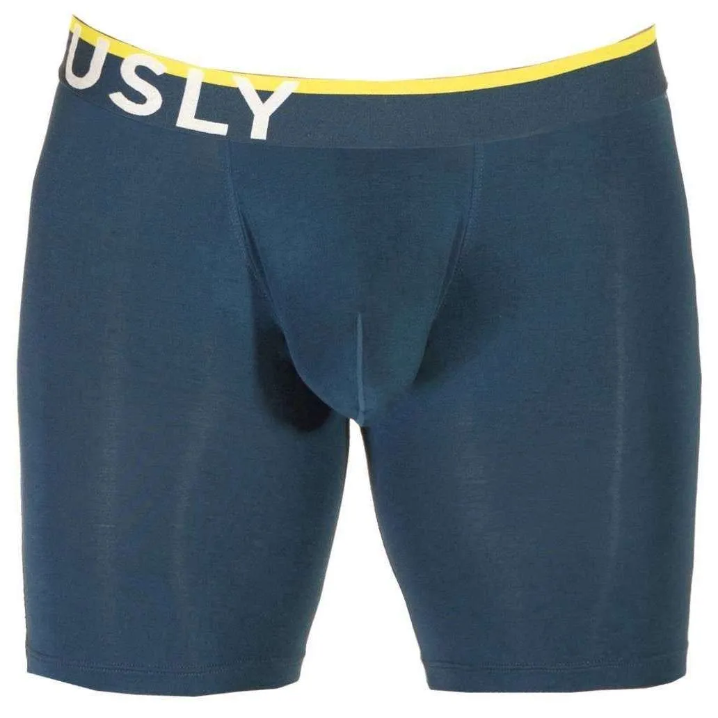 Obviously Everyman AnatoMAX Boxer Breif 6inch Leg - Nautical Navy