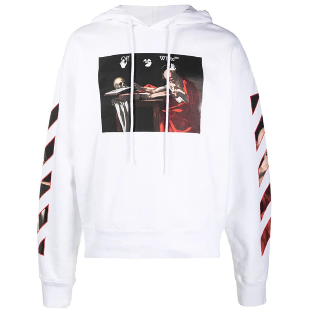 Off-White Caravaggio Oversized White Hoodie