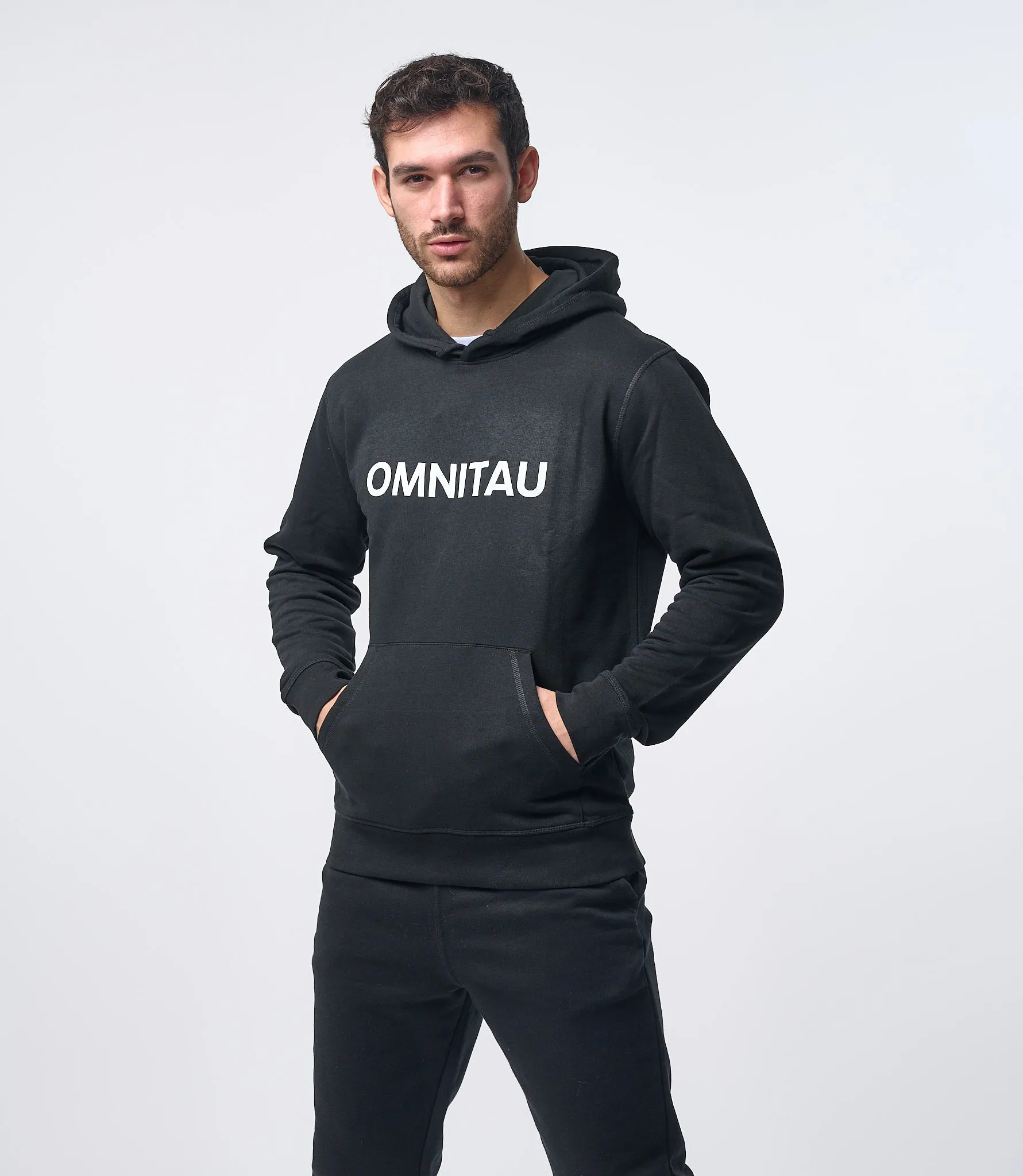 Omnitau Men's OmniX Organic Cotton Omni Hoodie - Black