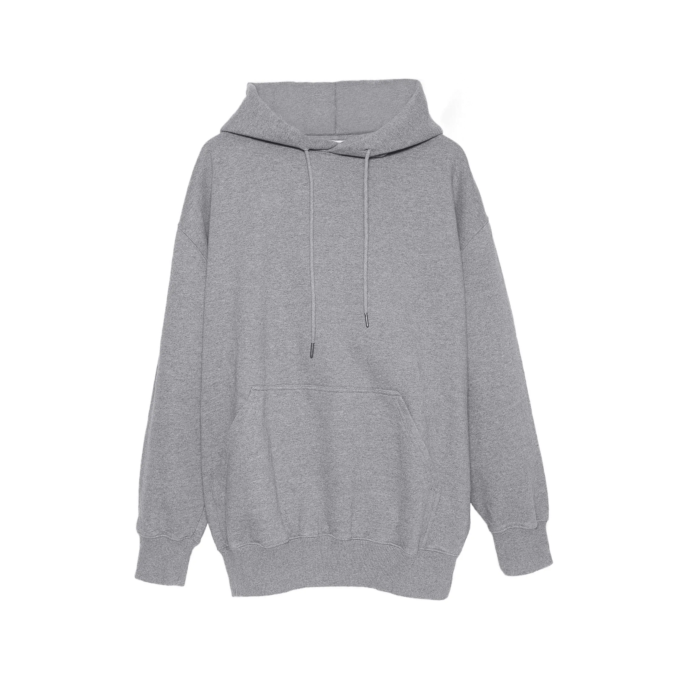 ORGANIC COTTON HOODIE GRAY POPPY