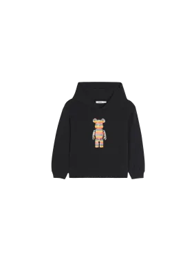 Pangaia x Haroshi BE@RBRICK™ Kids Hoodie—black