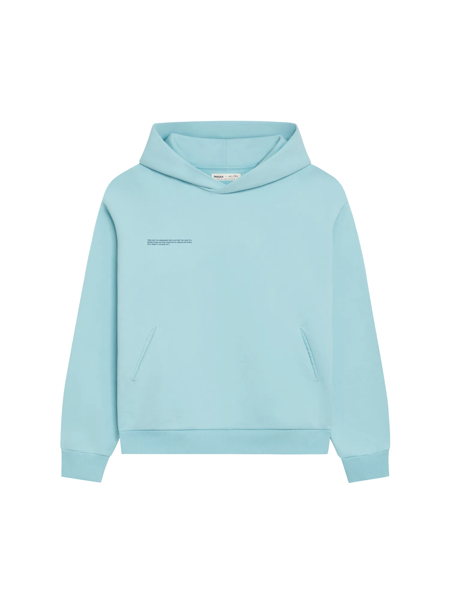 PANGAIA x Kenny Scharf Signature Hoodie—celestial blue