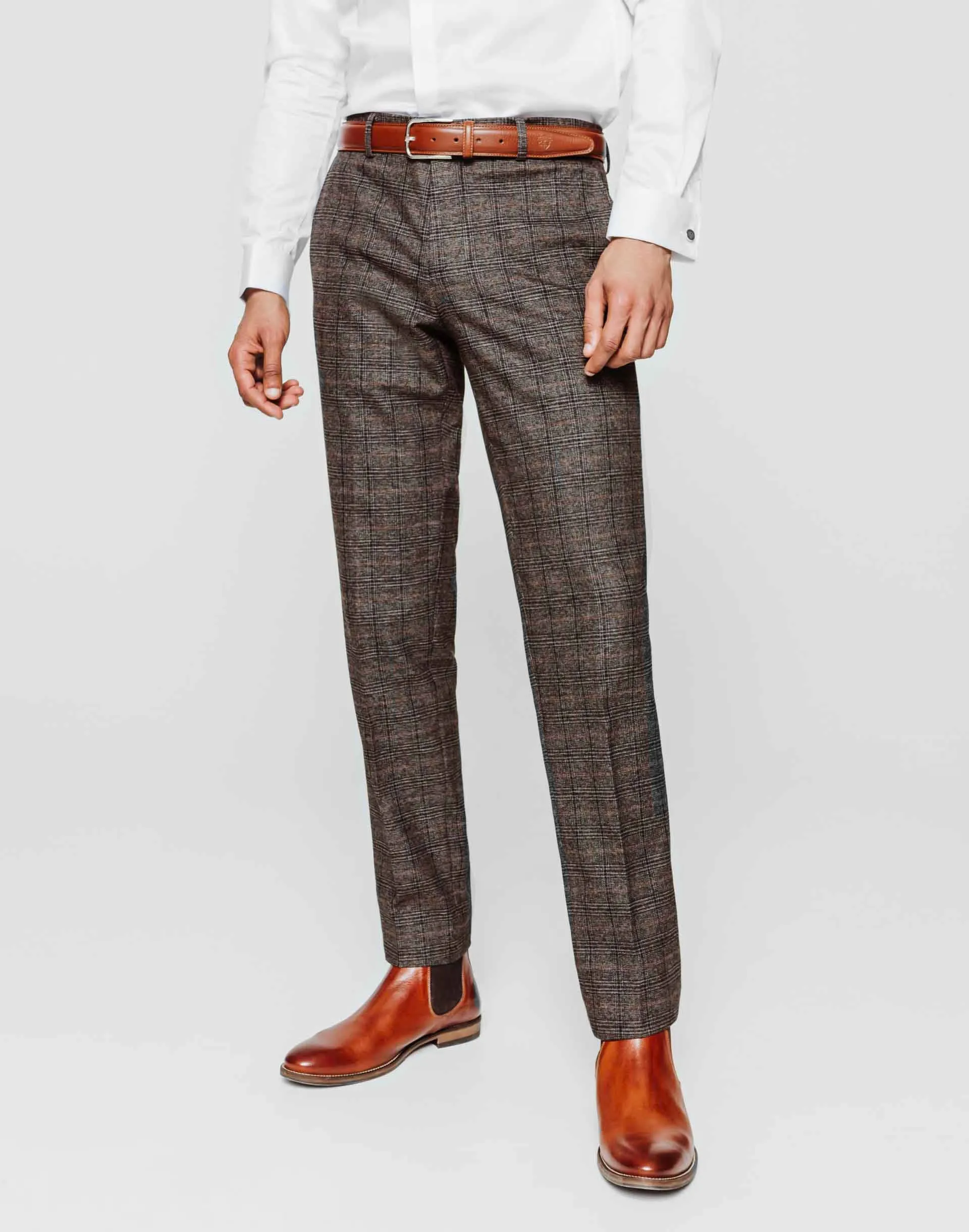 Pantalon ville marron